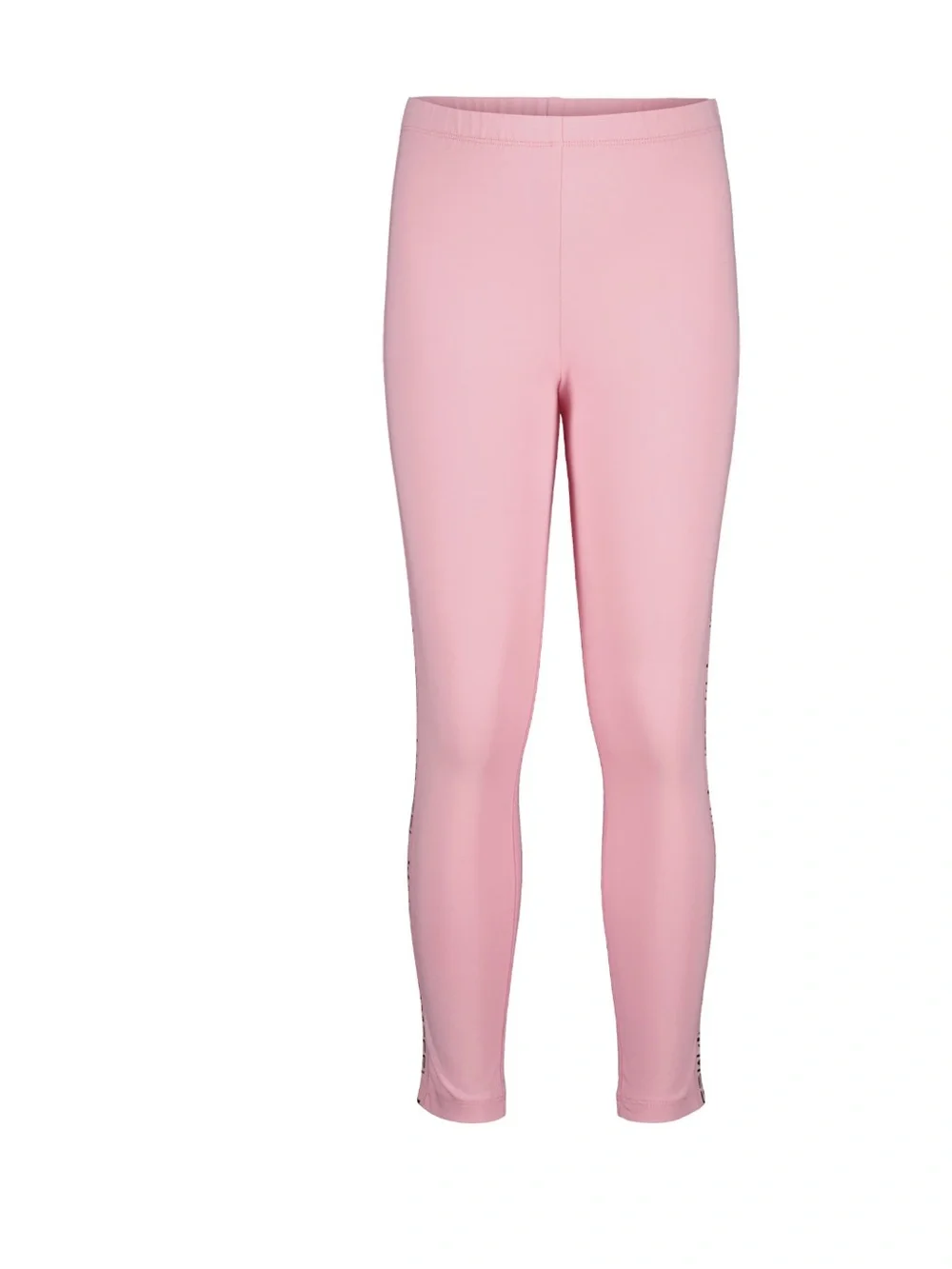 Pink Logo-Strip Side Seam Leggings